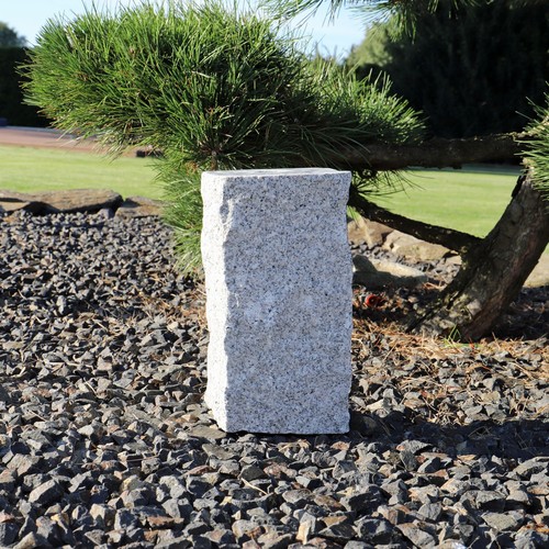 Granitsäule 30cm quellstein - granitsäule,
