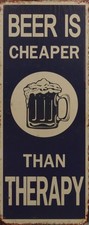 Blechschild Bier Replikat