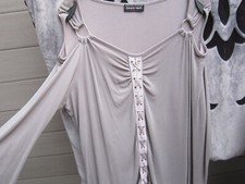 Extravagantes Shirt Jean Marc Philippe mit Cut Outs Gr. T6 Gr. 48