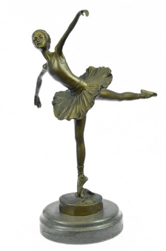 Bronze ballerina statue - bronze,
