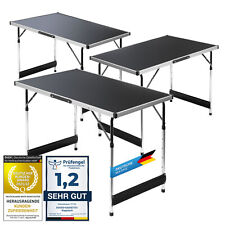 3er Set: Multifunktionstisch Tapeziertisch Markttisch Campingtisch Verkaufstisch