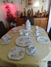 Kaffeeservice Erlengrund von Gallo Eckig Kaffeeservice 25 tlg  /23 % Ersparnis