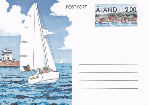 Ganzsachen aland postkarte - aland,,