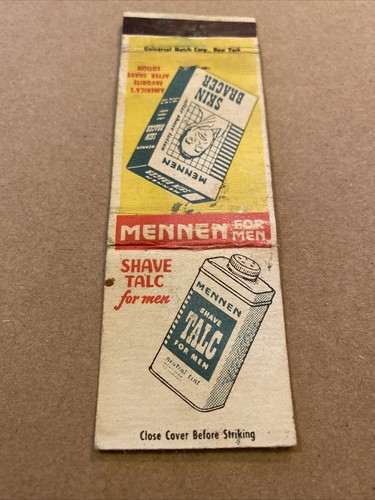 Vintage matchbook mennen for - mennen,