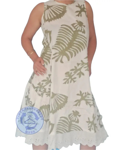Leichtes leinen sommerkleid - leichtes,