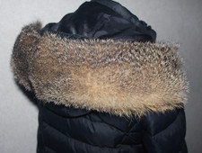 Pelzstreifen Grisfuchs Pelzkragen Kapuzenfell Echtfell Fuchs Pelz für Jacke,....