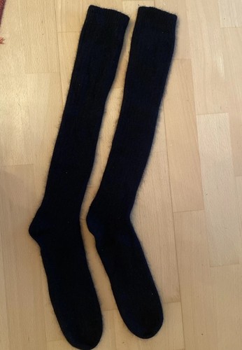 Angora-Woll-Kniestrümpfe