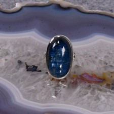 Disthen Ring, 925er Silber, Edelsteinring (22136), Kyanit