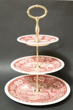 Villeroy & Boch Rusticana rote Etagere Teller Schale Servierplatte V&B Mettlach