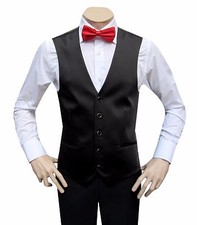 Glanz Herren Slim Fit Weste