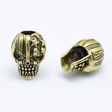 1 x Messing Skull Totenkopf