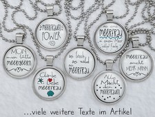 Spruchkette by Perletta 46 Texte Meerfrau Meerjungfrau Seemann Meer Ozean Anker