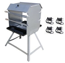 Mutzbratengrill mit 4 Spießen