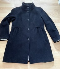 Cinque Mantel Damen Gr. 42 Schwarz Wolle Made in Italy klassisch Wintermantel