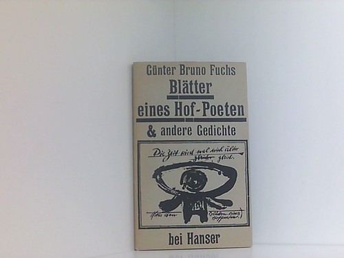 Blätter eines hof poeten und - blätter,