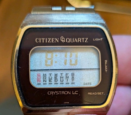 Citizen crystron digital - lc,