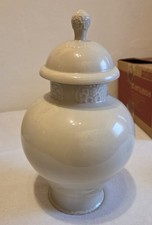 60er Jahre Deckelvase grau