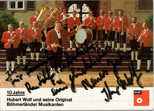 Original autogramm hubert wolf - original,