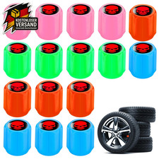 Leuchtende Ventilkappen Auto Fahrrad Motorrad SUV 16 Stück Fluoreszierende Reife