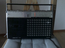 Kofferradio Siemens Planar 412 mit Kassettendeck, reparaturbedürftig