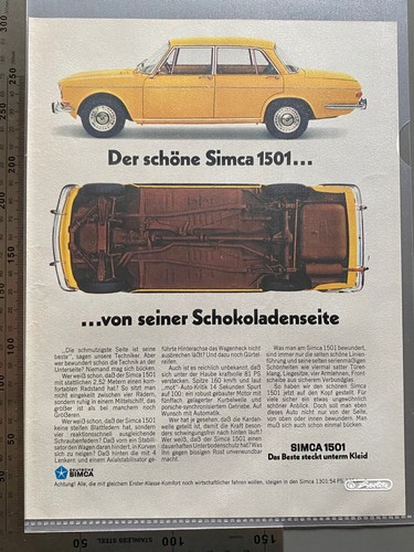 Simca 1501 limousine oldtimer - 1501,
