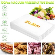100Stk. Vakuumierbeutel Vakuumbeutel 20 x 30 cm für alle Vakuumierer Vakuumgerät