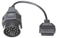  BMW Diagnose Adapter Stecker OBD 2 auf OBD 1 EDIABAS INPA 20 Pin Kabel