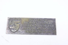 6057  Porsche Plakette Weltmeisterschaft 1969 1970 1971 1976
