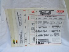 P1028	Wiking 11 x Kataloge/Preislisten 1980er, mit Gebrauchsspuren
