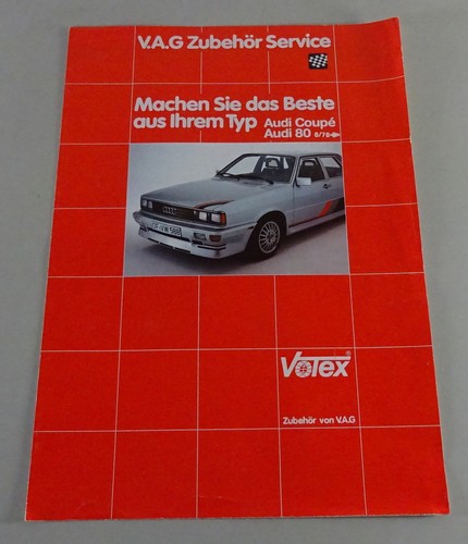 Prospekt broschüre audi 80 - /,