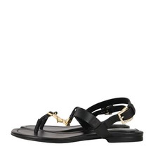Victoria Beckham Damen Schuhe Sandalen Gr. 39 Schwarz Leder Sommer Sandaletten