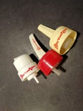 3 alte Berentzen Schnaps Ausgießer Ausschenker Flaschenausgießer Kunststoff