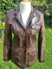 Gipsy Lederjacke schokobraun M
