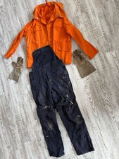 Ziegler Feuerwehr Schutzanzug  Jacke Gr.60, Hose Gr. 54, Handschuhe  Orange