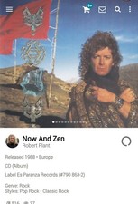 Robert Plant ~ Now and Zen CD