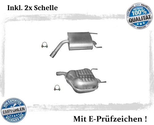 Endschalldämpfer für opel - endschalldämpfer,