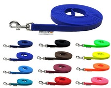 Hundeleine Biothane Schleppleine große Hunde 16mm 1m / 3m / 5m / 10m / 15m / 20m
