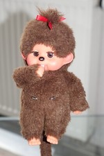 Sekiguchi Monchhichi mit Schlafaugen Lutschdaumen ca. 20 cm Kuscheltier