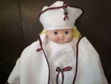 Taufkleid mädchen 4 teile 3-6 Monate Gr. 80