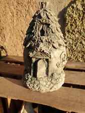 Elfenhaus Feenhaus Steinfigur Fee Wichtelhaus Gartenfiguren Fairy Gartenfigur