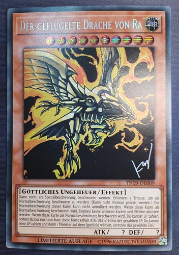Yugioh der geflügelte drache - yugioh,