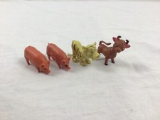 Set 4 kleine Tierfiguren