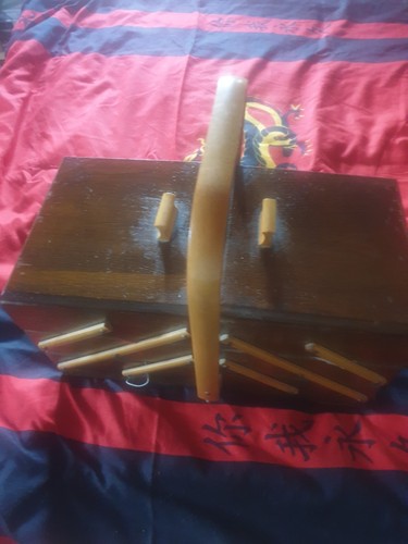 Nähkasten aus holz - von, oma
