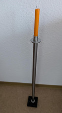 EDELSTAHL Kerzenständer  handgefertigt Höhe 73 cm