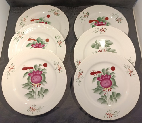 Ostfriesenrose teller set - ostfriesenrose,