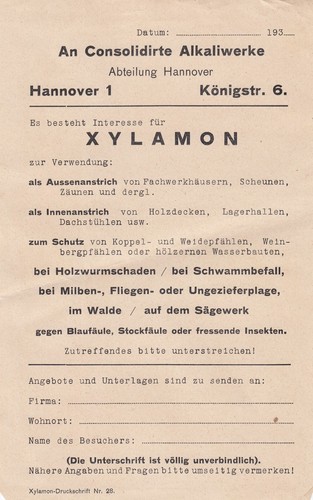 Hannover prospekt 1935 - hannover,,