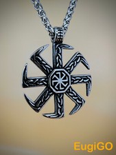 Sonnenrad Anhänger Edelstahl