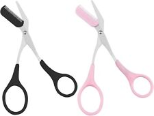 Augenbrauen Trimmer Wimpern Haare Schere Kamm Augenbrauenschere Brauenformer 