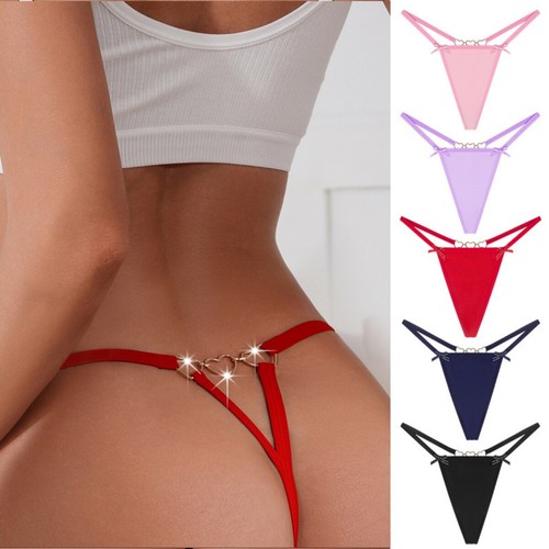 Women heart bow thong string - women, g-string