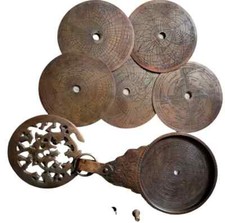 Antique Brass Arabic Kalender